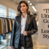 leather blazer